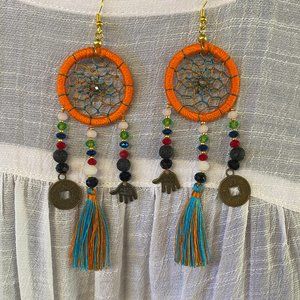 Dream Catcher Style Earrings